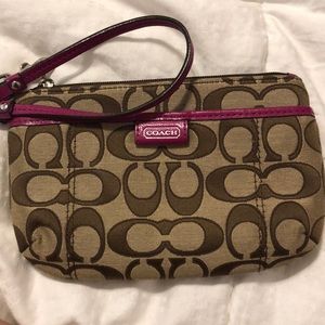 Coach wristlet